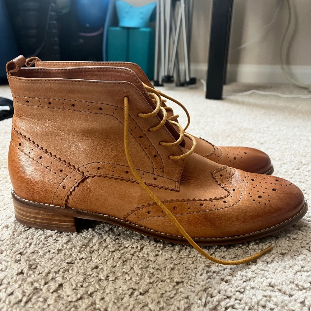 Mona flying Women Handmade Genuine Leather Mid Calf Boots